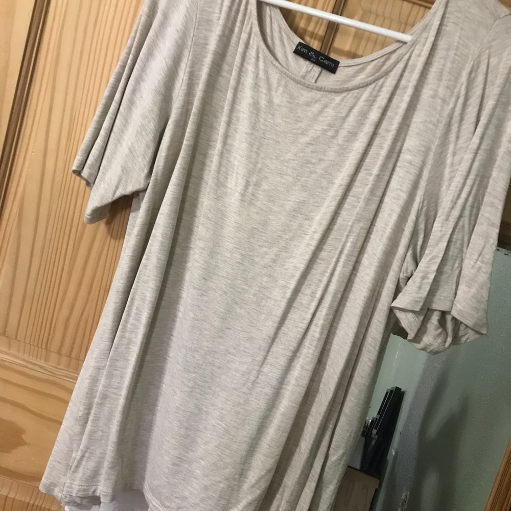 Heather tan tunic